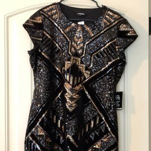 Express Sequin Dress